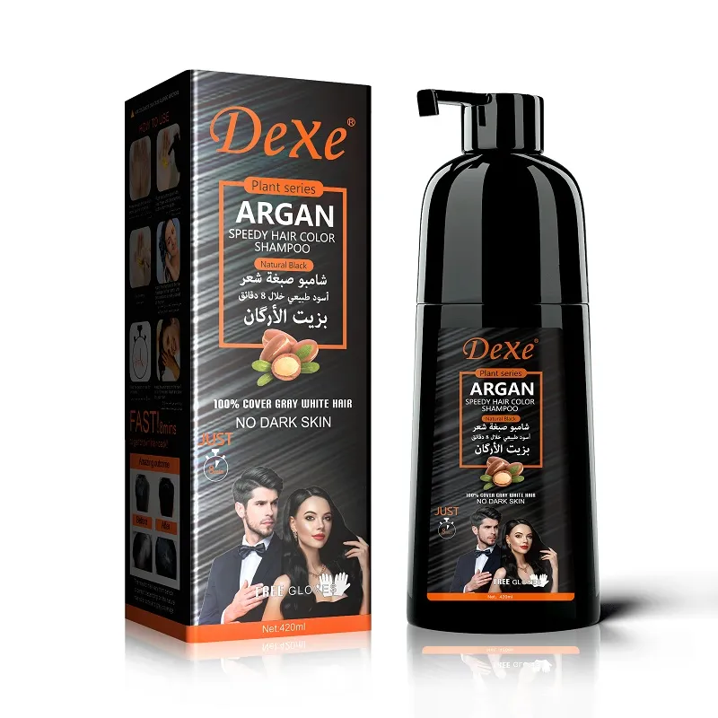 Dexe Argan Black Hair Shampoo 420ml